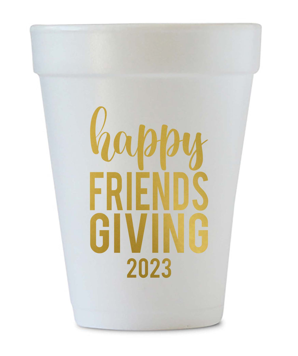 Custom Friendsgiving Foam Slim Can Coolers – SipHipHooray