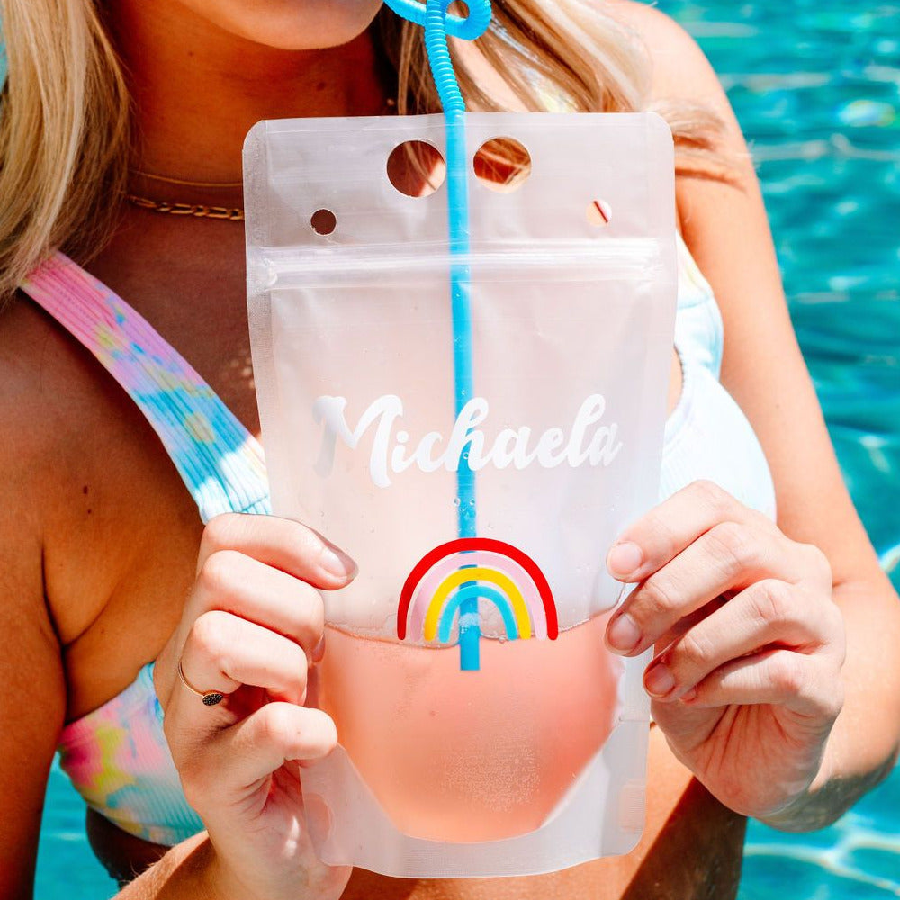 Name Rainbow Party Drink Pouch – Hello Harper