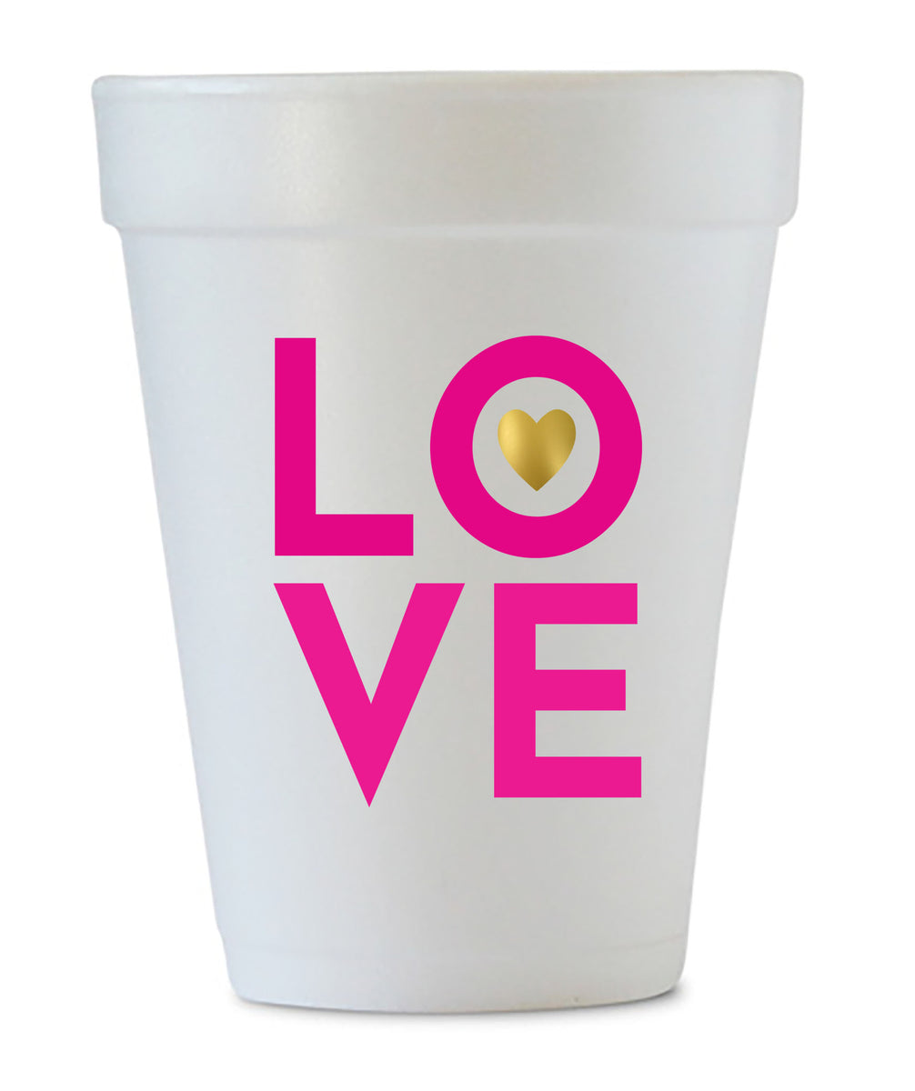 Romantic Names Foam Cup, 16oz Foam Cup