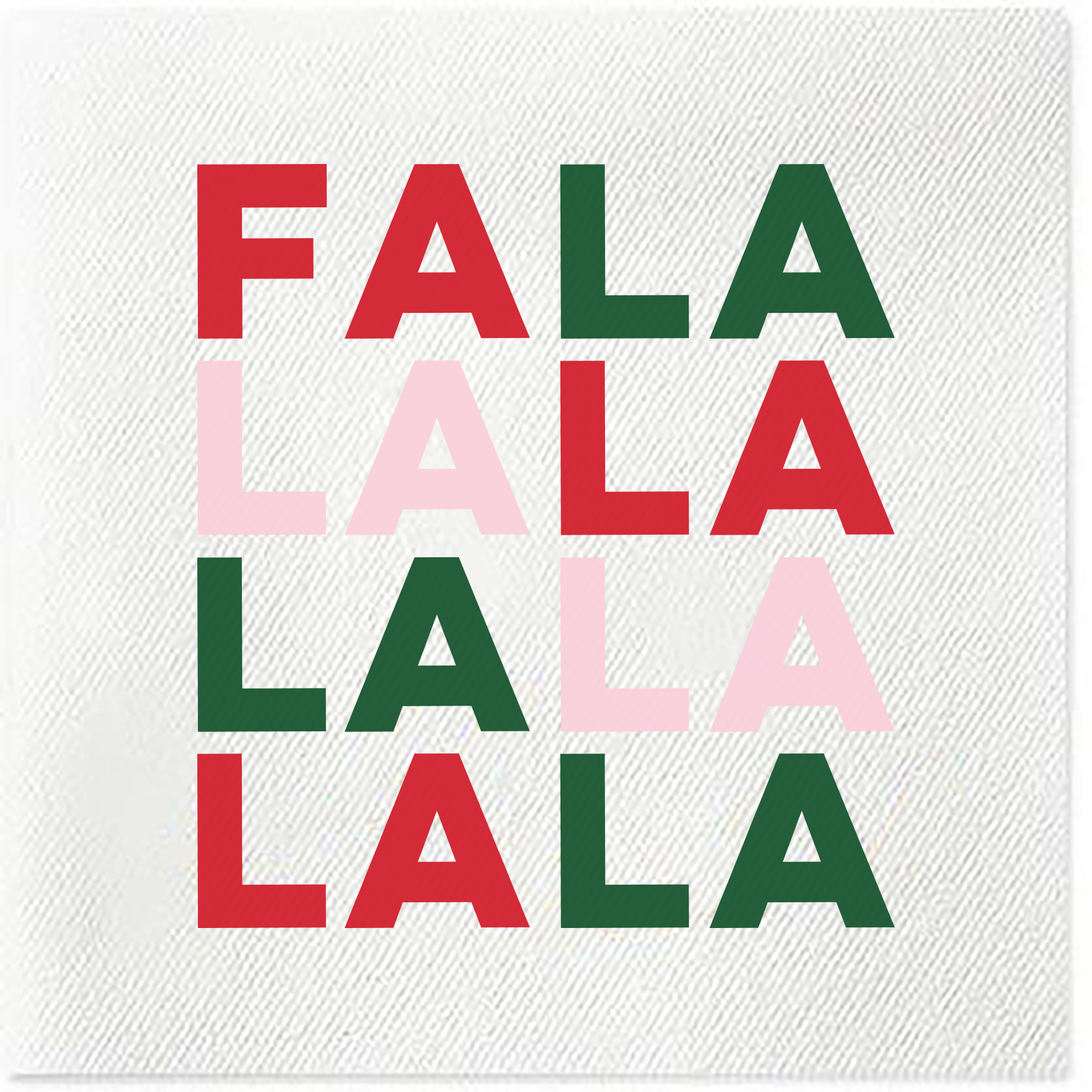 FALALALA holiday napkins 