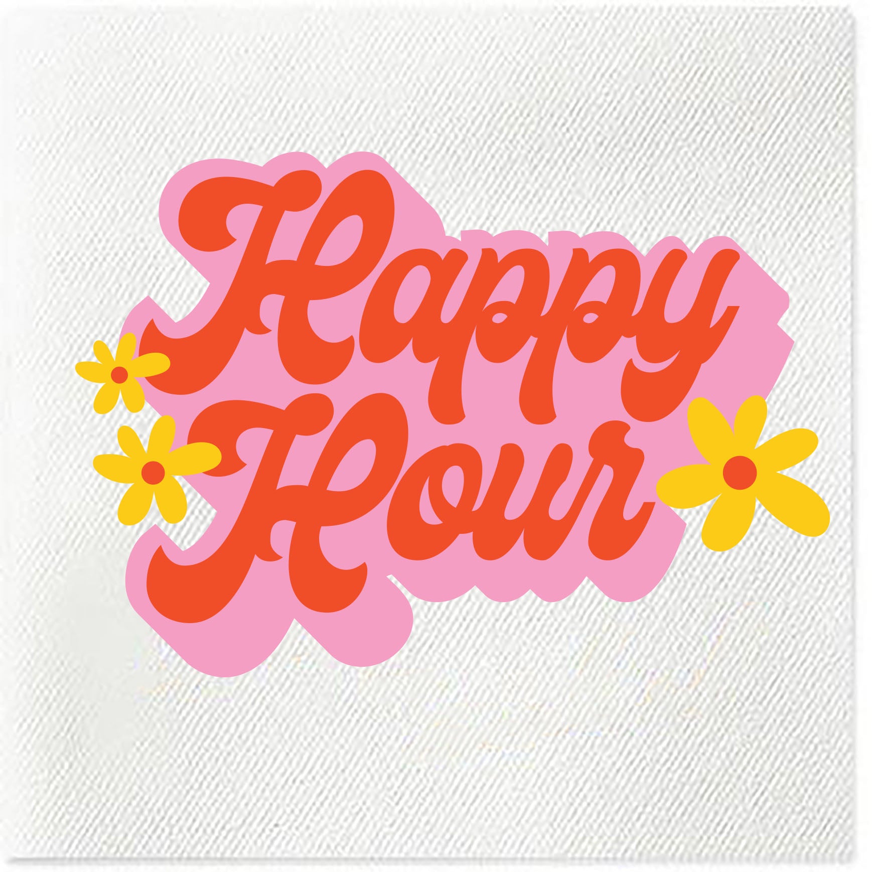 happy hour napkins