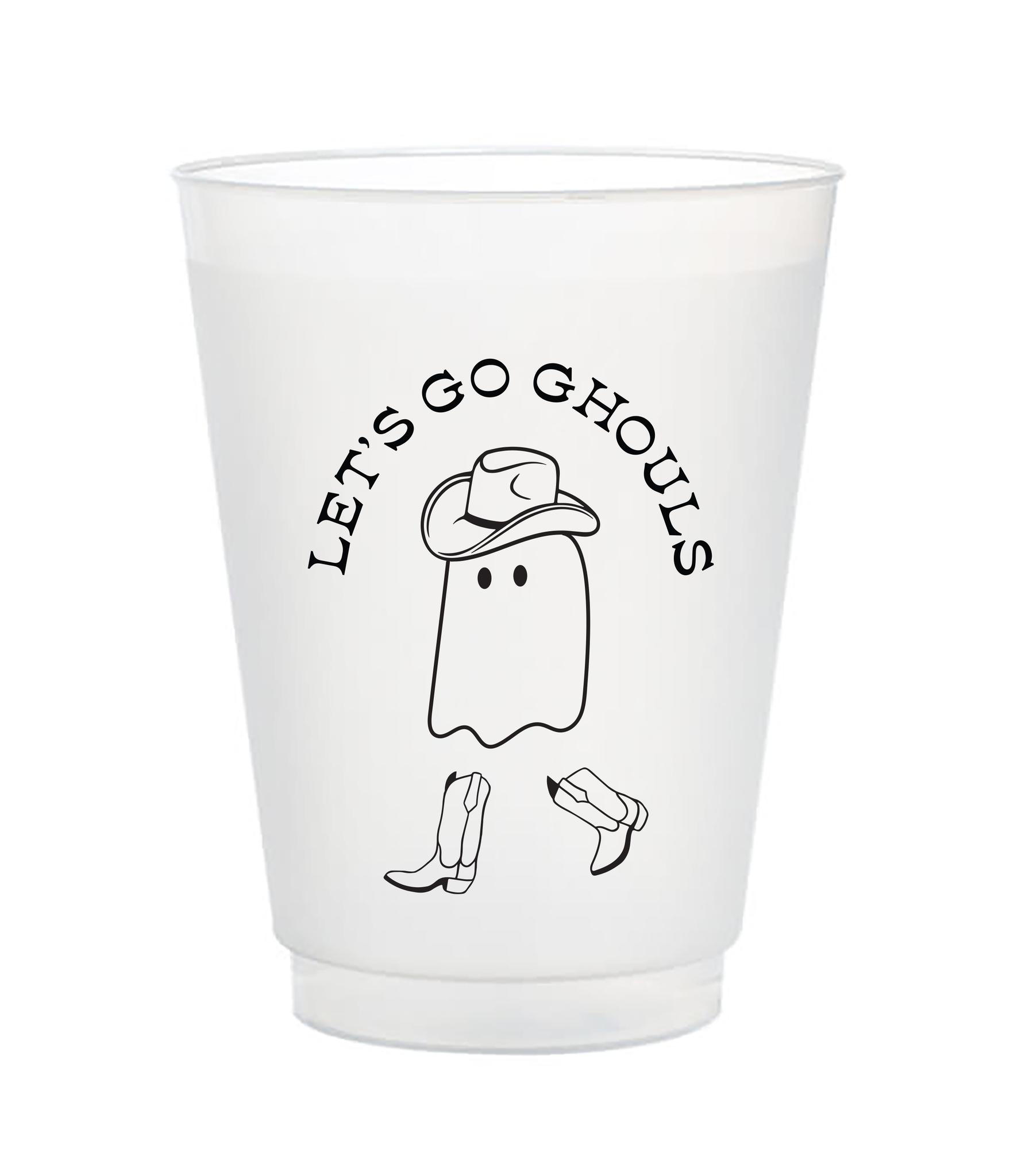 halloween let's go ghouls cups