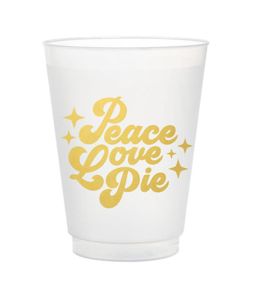 Cheers! (gold)  Frost Flex Cups (20 oz. - X-Large!)