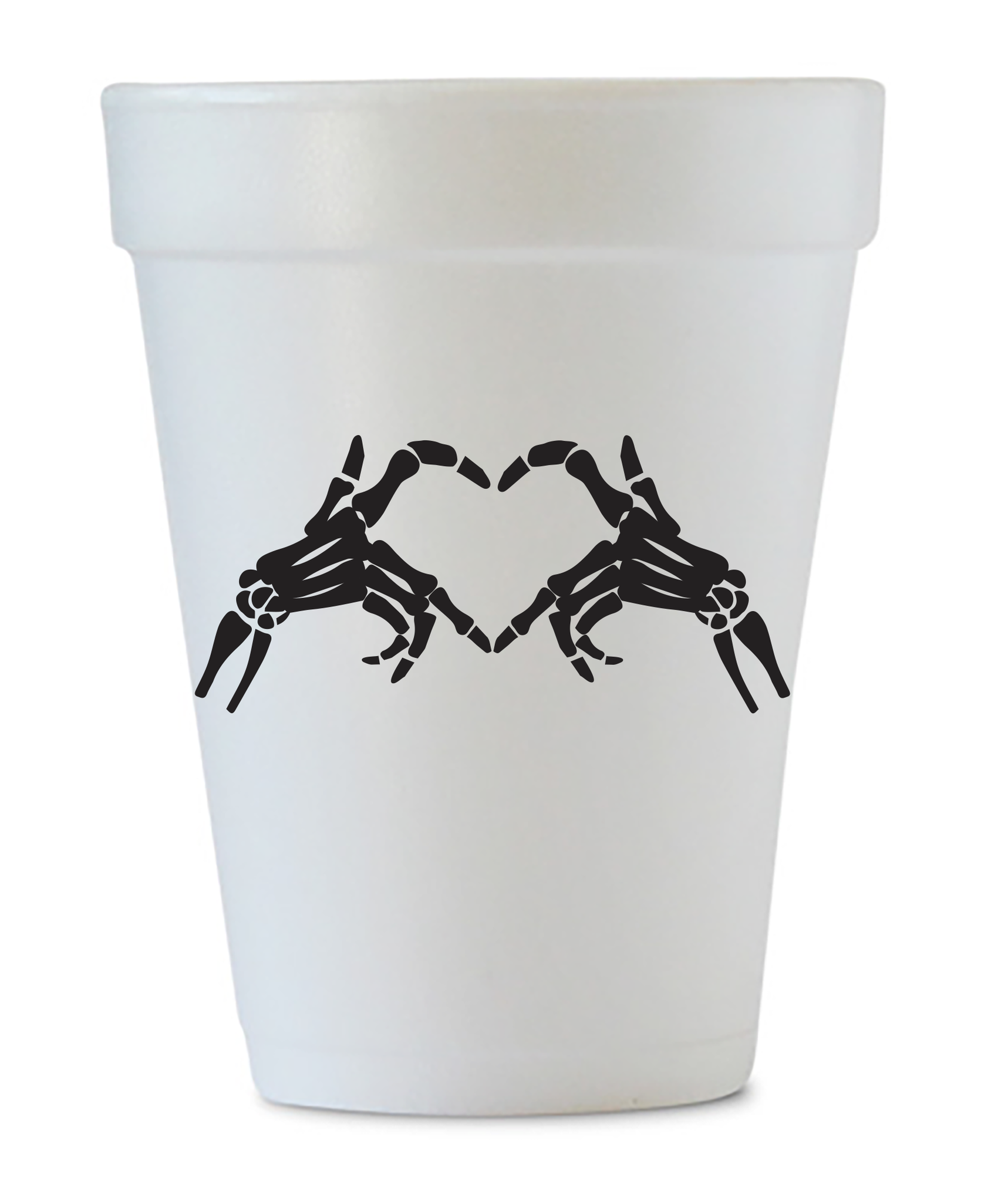 Skeleton Heart Halloween Cups