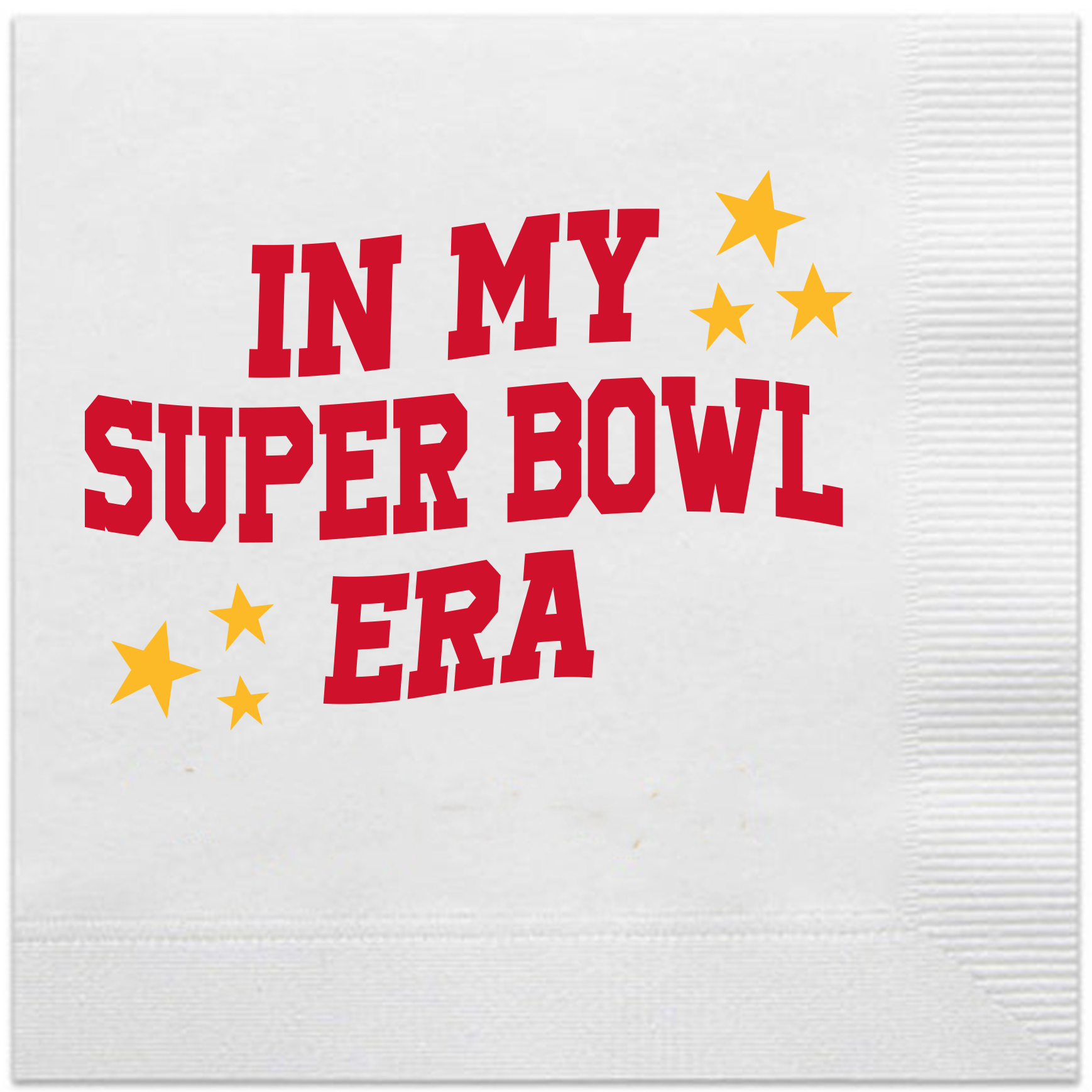 chiefs super bowl era napkins