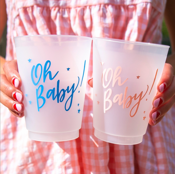 gender reveal cups