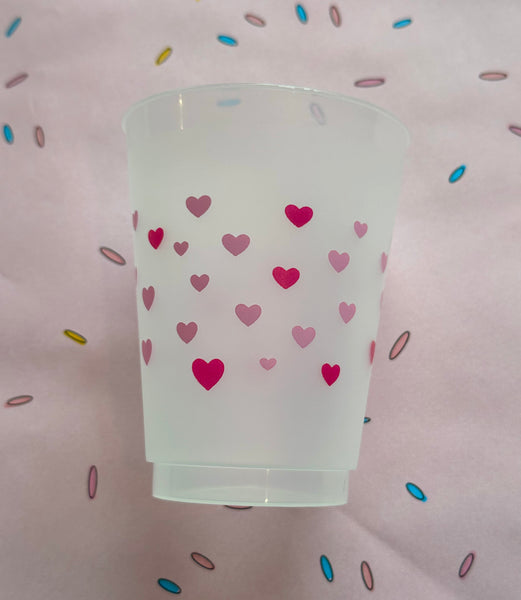 valentine heart cups