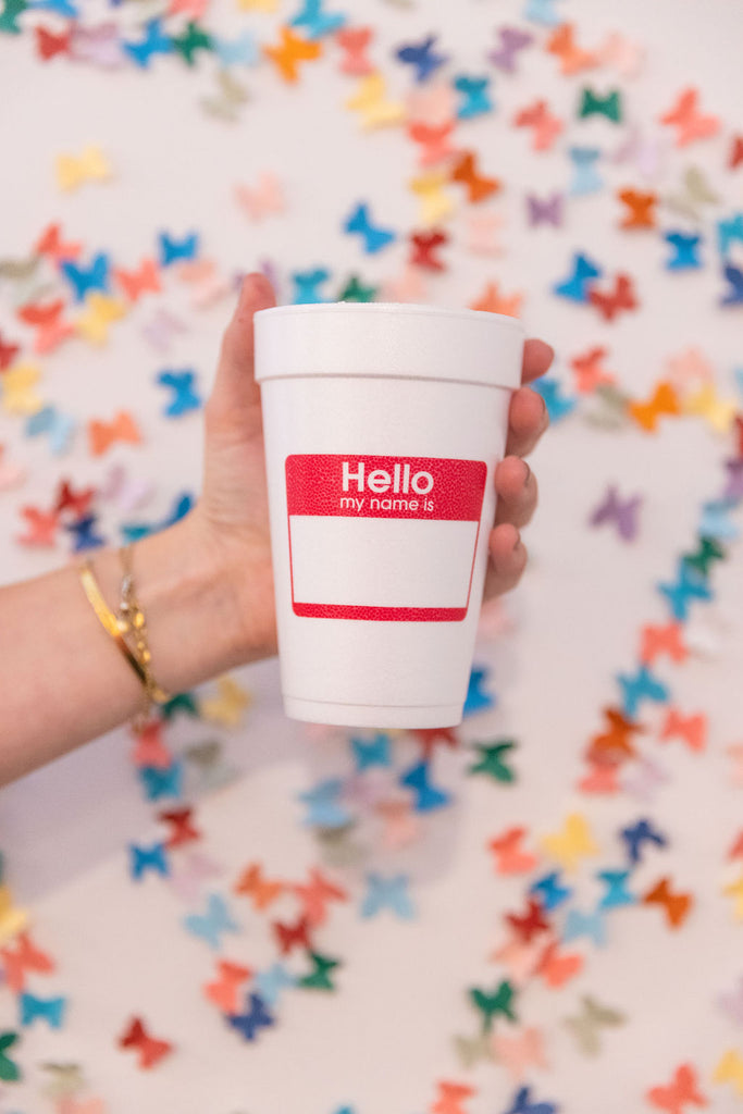 Double Box Address Styrofoam Cups – Hello Harper